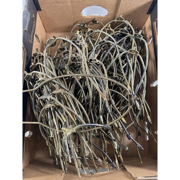 Lot of 20 Vintage LAMP HARPS Variety Sizes No Finials Lamp Restoration READ #99 - Picture 1 of 4